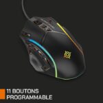 Mouse da gioco - Cablato - Nova Gaming - Virgo - LED RGB - Nero - immagine 6