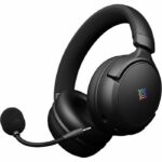 Cuffie da gioco wireless - NOVA GAMING - Atlas - Microfono staccabile - LED RGB - Nero