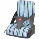 Seggiolino NUBY Booster - Cintura di sicurezza a 3 punti - Dai 6 mesi - Strisce blu