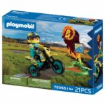 Playmobil 72065 Motocross, Veicolo da corsa, 21 pezzi, pilota e accessori, Età 4+ - immagine 5