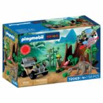 Playmobil 72069 Tana dei dinosauri, Dinosauri, Confezione promozionale, 58 pezzi, Età 4+