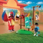 Playmobil 72074 Zoo: Pappagallo mascotte colorato e bambino - immagine 2
