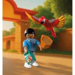 Playmobil 72074 Zoo: Pappagallo mascotte colorato e bambino - immagine 4