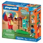 Playmobil 72074 Zoo: Pappagallo mascotte colorato e bambino - immagine 6