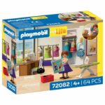 Playmobil 72082 Fashion Design Studio, My Life Shopping, 64 pezzi, dai 4 anni in su