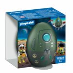 Playmobil 72103 Uovo 2 in 1 Missione spaziale, Spazio, 39 pezzi, Regalo di Pasqua, Età 4+