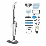 POLTI VAPORETTO SV660 STYLE - Scopa a vapore 2 in 1 - Tutti i pavimenti - 1500 W - 0,5 L - Cavo da 6 m - Grigio/Bianco