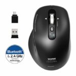Mouse wireless - PORT Designs - 910202 Business - Bluetooth e 2,4 GHz - Ricaricabile - Nero - immagine 3