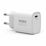 Caricabatterie da parete tascabile USB-C - PORT DESIGNS - 900031EU - Power Delivery da 20 W - Bianco - immagine 5
