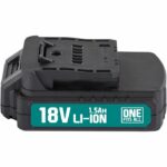 Batteria - POWERPLUS - 1500 mAh - 18 V - 3 indicatori LED che mostrano la carica residua