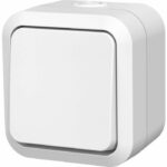 Interruttore a due vie impermeabile - QUARX - Aqua Pro - IP55 - 250V - 10AX - Connessione rapida - Bianco