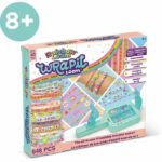 Kit per realizzare braccialetti dell'amicizia - BANDAI - Rainbow Loom - Wrapit - 648 pezzi - 20 progetti fai da te