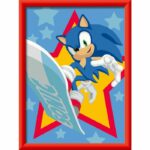 Ravensburger  CreArt Kids 18x24cm  Dipingi con i numeri  Sonic  Kit di pittura con i numeri  Dai 7 anni in su  12023230 - immagine 2