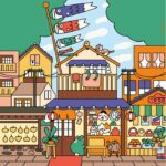Ravensburger  CreArt  Adulti  Dipingi con i numeri  Kawaii Street / Niniwanted  Illustratore  Hobby creativo  12023273 - immagine 2