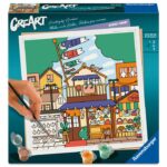 Ravensburger  CreArt  Adulti  Dipingi con i numeri  Kawaii Street / Niniwanted  Illustratore  Hobby creativo  12023273