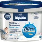 Pittura per pareti e soffitti - Bianco - Opaco - RIPOLIN - Illico - 10 L