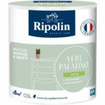 Vernice per mobili e oggetti - Verde Palatino - Finitura satinata - Ripolin - 0,5L