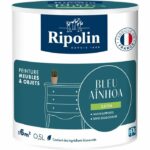 Vernice per mobili e oggetti - Ainhoa Blue - Finitura satinata - Ripolin - 0,5L
