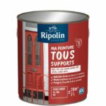 Vernice multisuperficie - Rosso peperoncino - RAL 3000 - Opaca - Ripolin - 2L