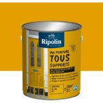 Vernice multisuperficie - Giallo miele - RAL 1004 - Opaca - Ripolin - 2L - immagine 2