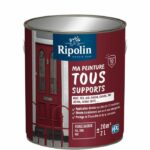 Vernice multisuperficie - Rosso Basco - RAL 3004 - Opaca - Ripolin - 2L