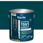 Vernice multisupporto - Blu Acapulco - RAL 5020 - Opaco - Ripolin - 2L - immagine 2