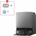 Robot Aspirapolvere e Lavapavimenti - ROBOROCK SAROS 20X - 180 min - 36.000 Pa - 259 ml - Nero - immagine 3