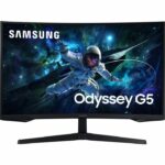 Monitor PC curvo - SAMSUNG - 27" - QHD - 165Hz - Pannello VA - 1ms - LS27CG554EUXEN