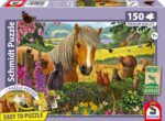 Puzzle - SCHMIDT SPIELE - Graziosi visitatori nel prato - 150 pezzi - Età 7+