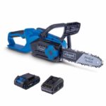 Motosega a batteria Scheppach - C-CS254-X SET S - lunghezza di taglio 25,4 cm - batteria 20V IXES 2Ah + caricabatteria