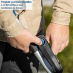 Tagliabordi a batteria Scheppach C-LT300-X - SET S2 - Larghezza di taglio 30 cm - 2 batterie IXES da 20 V 2 Ah + caricabatterie doppio - immagine 3