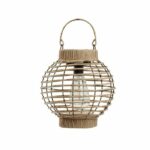 Lanterna solare - SMART GARDEN - Terra - LED bianco caldo - 5 lumen - Beige naturale - Plastica - 23 x 22,5 cm