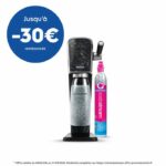 SODASTREAM Generatore di acqua gassata e soda - ART Marble - 1 bottiglia da 1 litro lavabile in lavastoviglie - 1 ricarica di gas da 60 litri