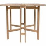 Tavolo da giardino - FERRET - Pieghevole - Legno di acacia FSC - 21/55/90 x 90 x 75 cm - 4 persone - immagine 3