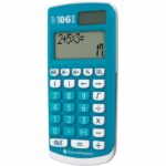 Calcolatrice scientifica - TEXAS INSTRUMENTS - TI-106 II Solar - Blu - immagine 3