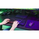 Pacchetto gaming cablato 4 in 1 - THE G-LAB - CHROMIUM EX COMBO - Tastiera a membrana silenziosa e reattiva + mouse + tappetino per mouse - Nero - immagine 3