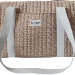 Borsa fasciatoio - TINEO - 40 x 22 x 24 cm - Leopardo