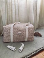 Borsa fasciatoio - TINEO - 40 x 22 x 24 cm - Leopardo - immagine 6