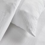Completo letto - TODAY - Essential - 2 persone - 220 x 240 cm - Effetto crepe bianco - immagine 2