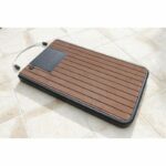 Supporto doccia solare UBBINK - Riserva acqua 20 litri - Teak - immagine 5