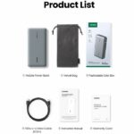 Batteria esterna - UGREEN - 25.000 mAh - 145W - Grigio - immagine 4