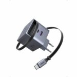 Caricabatterie da parete UGREEN - 65W - USB-A e USB-C - Retrattile - immagine 5