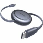 Cavo USB-C - UGREEN - Cavo retrattile da USB-C a USB-C PD - 100 W - 1 m - Nero