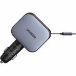 Caricabatterie per auto - UGREEN - 145W - Con cavo retrattile
