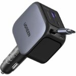 Caricabatterie per auto - UGREEN - 145W - Con cavo retrattile - immagine 6