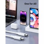 Cavo Lightning - UGREEN - Silicone - USB-C - 1 m - Bianco - immagine 3