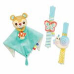 VTECH BABY - TOUDOUX SET REGALO NEONATO - PELUCHE E BRACCIALETTI SONAGLIO (BOTTIGLIE DI PLASTICA RICICLATA) - Multicolore - immagine 6
