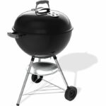 Barbecue a carbone Weber Bar-B-Kettle - Ø57 cm - Termometro integrato - Acciaio smaltato - 9 coperti - Nero