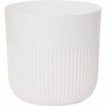 Vaso rotondo - GARDEN ID - Luca Grande - Ø 30 - 17 L - H 30 cm - Bianco
