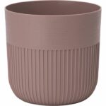Vaso rotondo - GARDEN ID - Luca Grande - Ø 40 - 41 L - H 40 cm - Cocoa